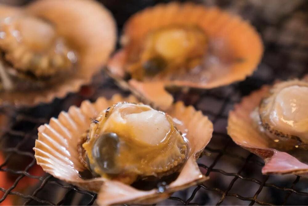 Grilled seafood
