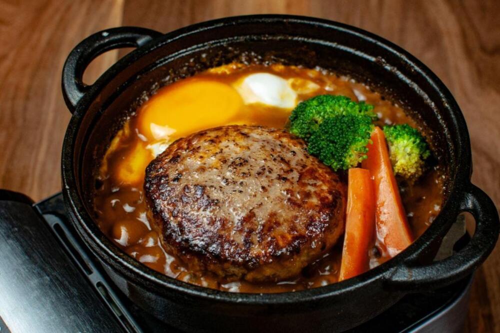 Japanese-style hamburg steak
